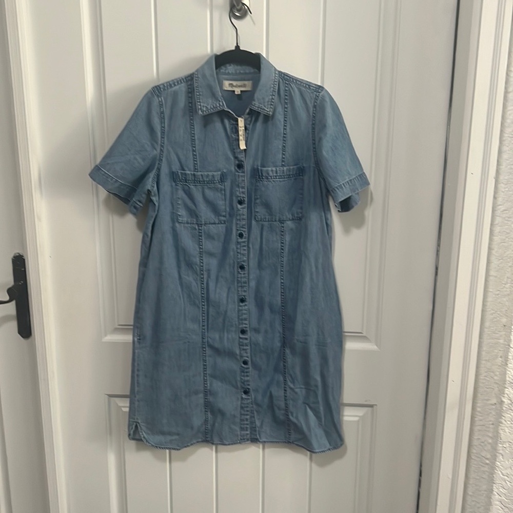 Madewell NWT denim mini dress!